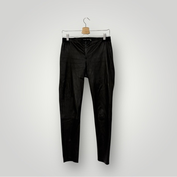 ALICE & OLIVIA Lamb Leather Pants Sz 10 - Picture 1 of 9